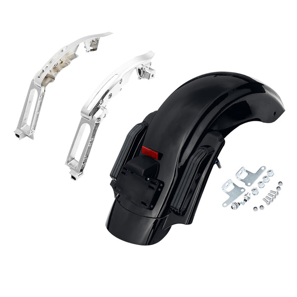 Rear Fender LED Light System & Support Bracket Fit For Harley Road Glide 14-2024