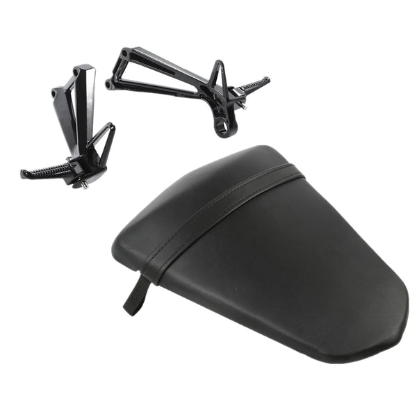 Rear Passenger Pillion Seat Footpegs Bracket Fit For Yamaha Yzf R3 2015-2024