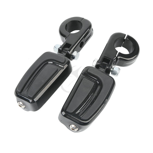 1 1/4" Highway Bar Footpegs Mount Fit For Harley Sportster XL883 1200 Softail