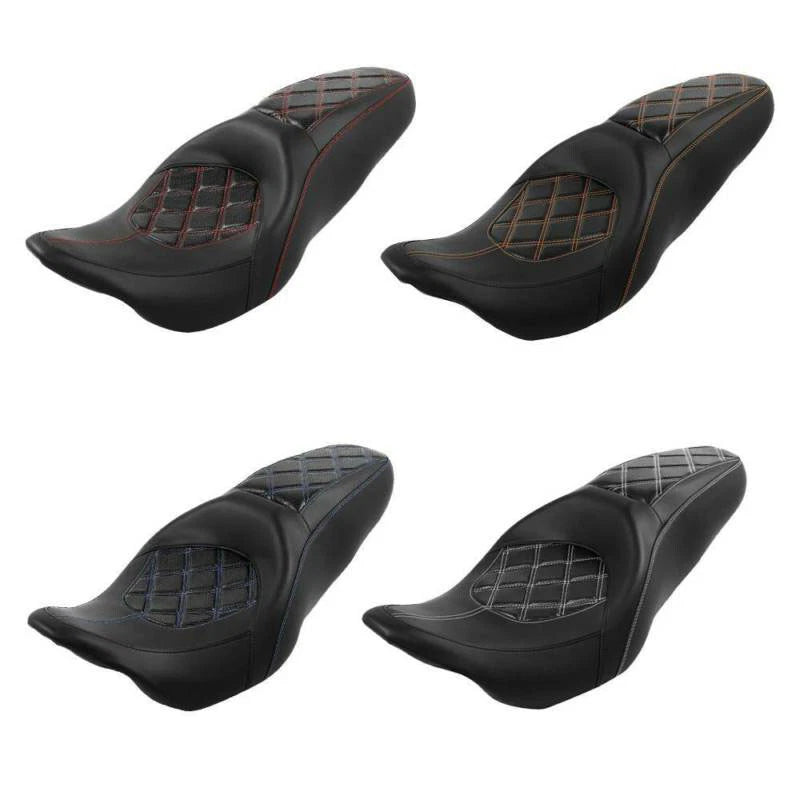 Driver & Passenger Seat Fit For Harley Touring Road Glide 2009-2023 2022 Black
