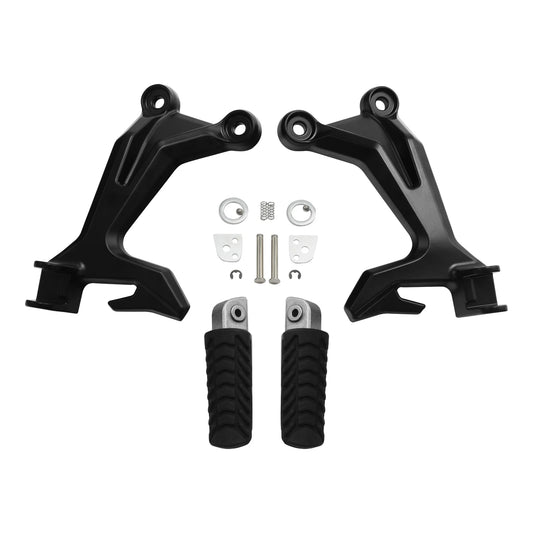 Passenger Footrests Foot Peg Brackets Fit For Kawasaki Ninja 650 Z650 2017-2025