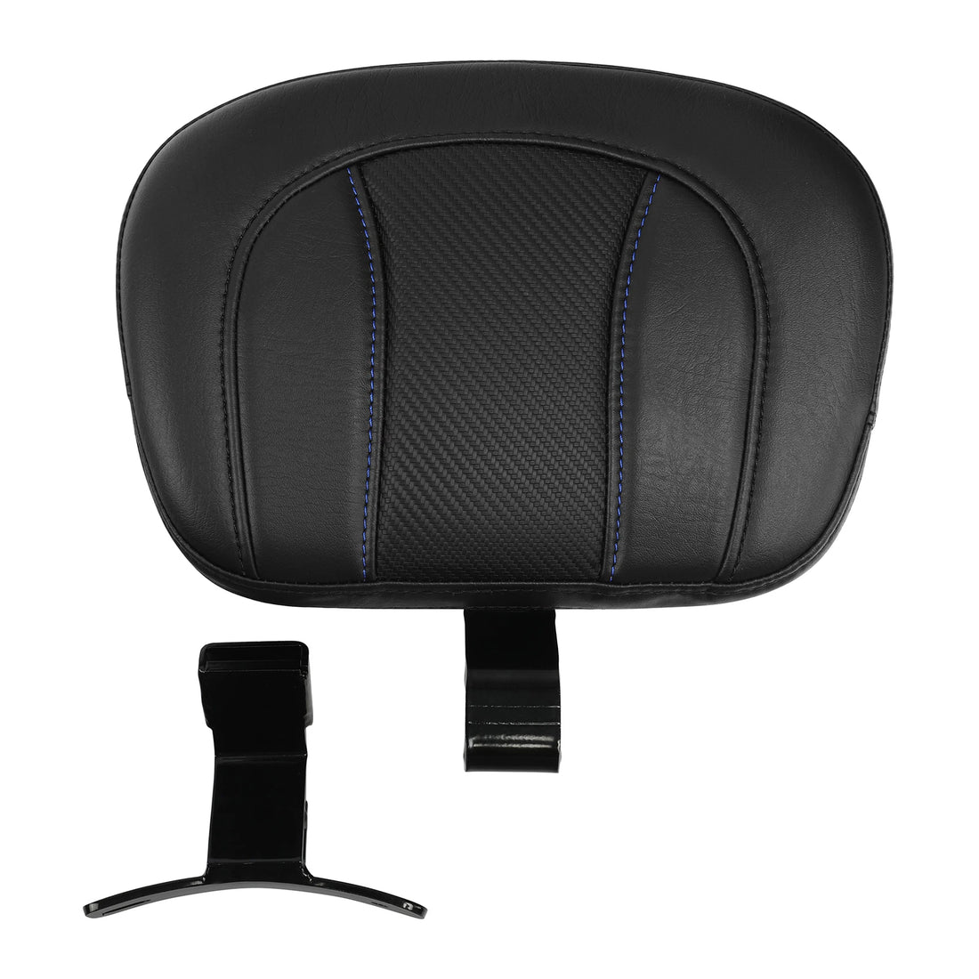 Driver Rider Backrest Pad Fit For Harley Touring Cvo Street Glide 2009-2023