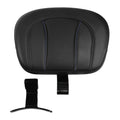 Driver Rider Backrest Pad Fit For Harley Touring Cvo Street Glide 2009-2023