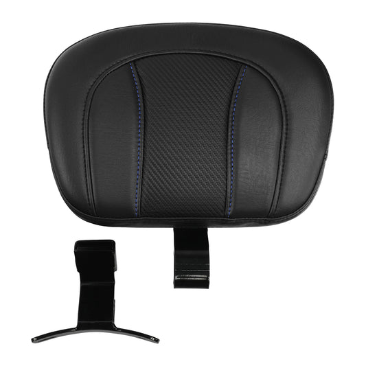 Driver Rider Backrest Pad Fit For Harley Touring Cvo Street Glide 2009-2023