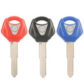 3 Pcs Motorcycle Uncut Blank Key For Yamaha Yzf R1 R6 R7 YZF600 FZ1 FZ6 MT09