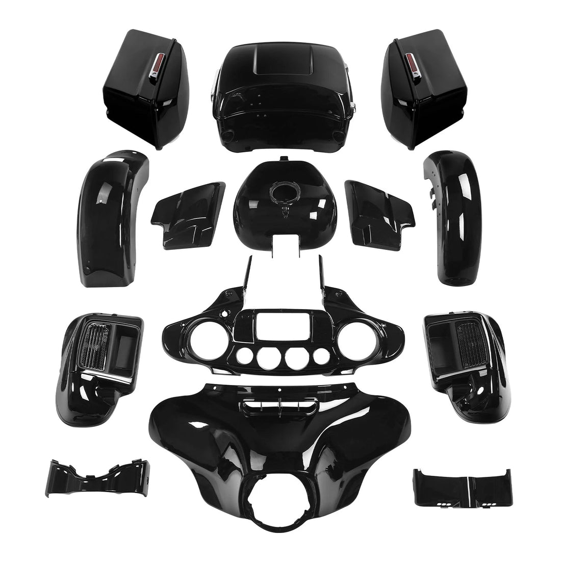Fairings Body Kit Fit For Harley Electra Glide Ultra Limited 14-2024 Vivid Black