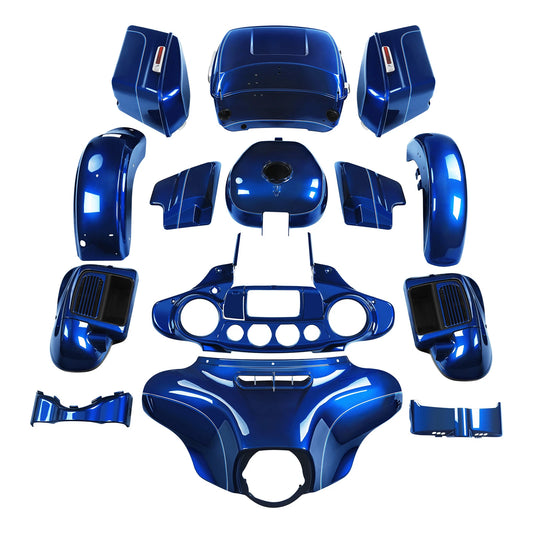 Fairings Body Kit Fit For Harley Electra Glide Ultra Limited 14-24 Superior Blue