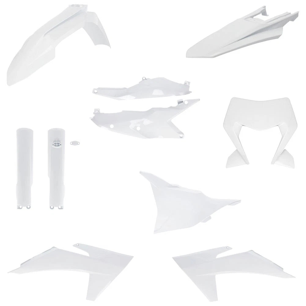 Acerbis Full Plastic Kit White For KTM 350 XW-F 2024