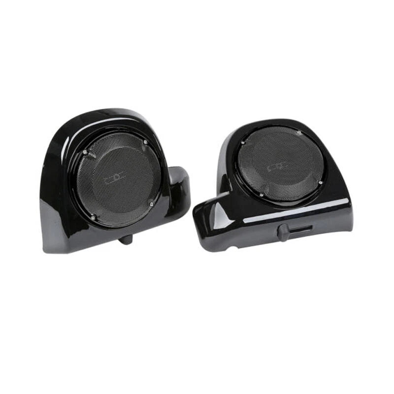 6.5" Speakers Pods Box Grills Fit For Harley Touring 14-23 Lower Fairing Vented