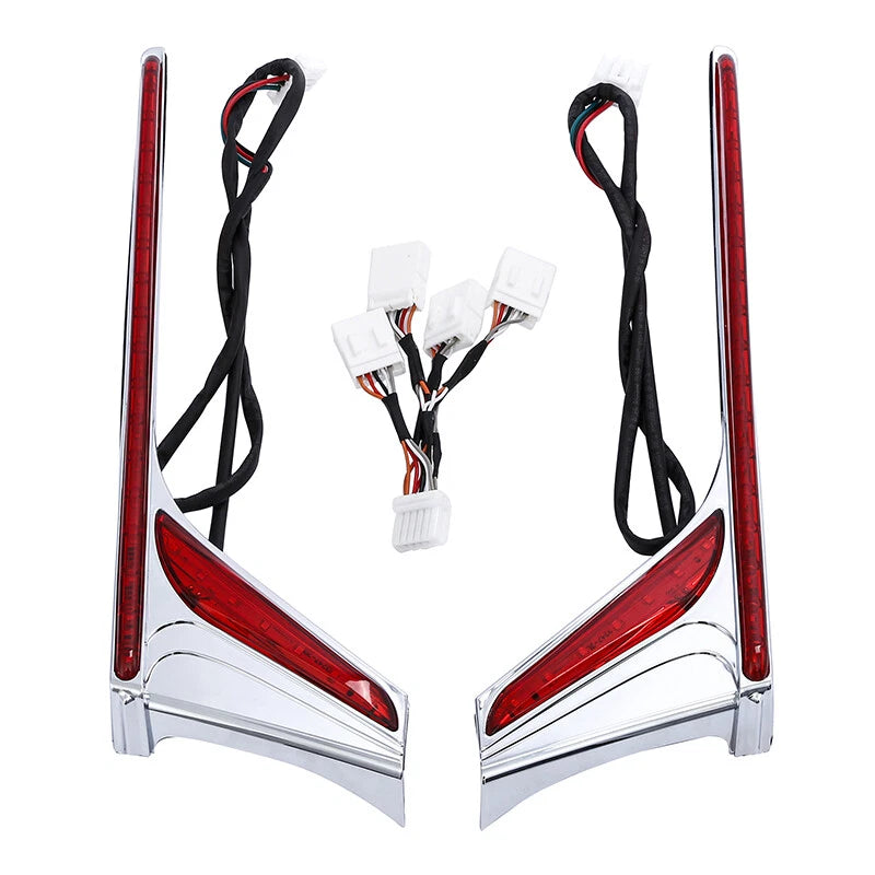 LED Run Brake Rear Light Vertical Strips Fit For Honda Goldwing 1800 2012-2017