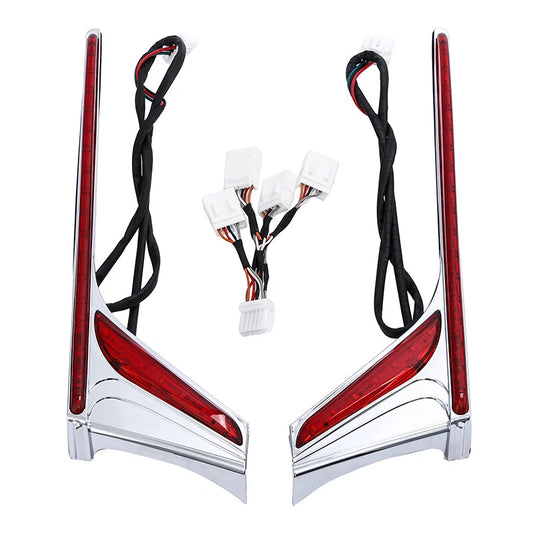 LED Run Brake Rear Light Vertical Strips Fit For Honda Goldwing 1800 2012-2017