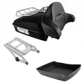 Chopped Trunk Backrest Top Rail Mount Fit For Harley Touring Road Glide 14-2026