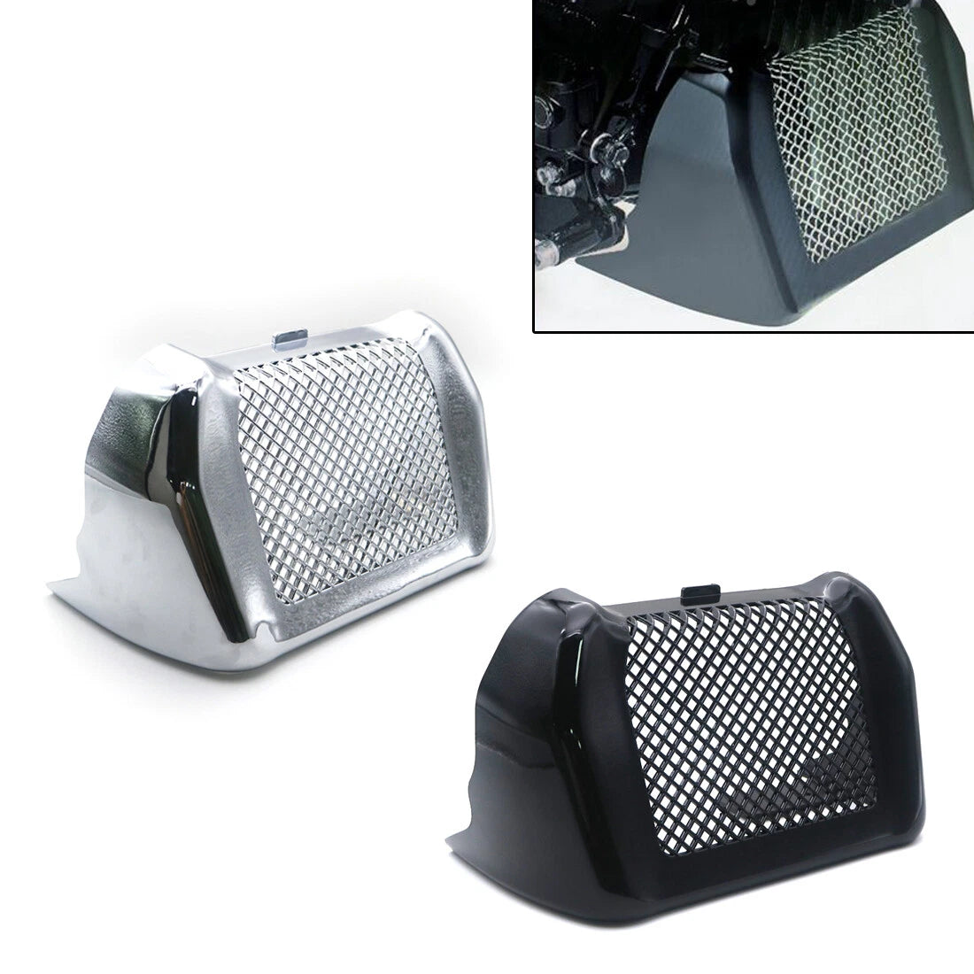 Oil Cooler Cover ABS Plastic For Harley Road Street Glide FLHR FLHRX FLHX 17-18
