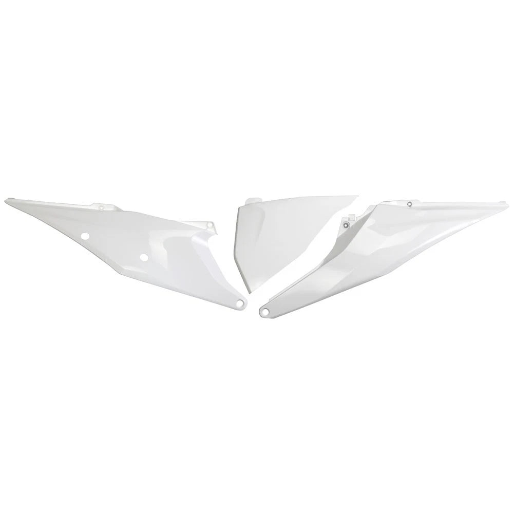 UFO Side Panels Non Vented White For KTM 500 XCF-W 2020-2022