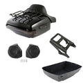 King Trunk Pad Mount Rack Light Speakers Fit For Harley Touring 2009-13