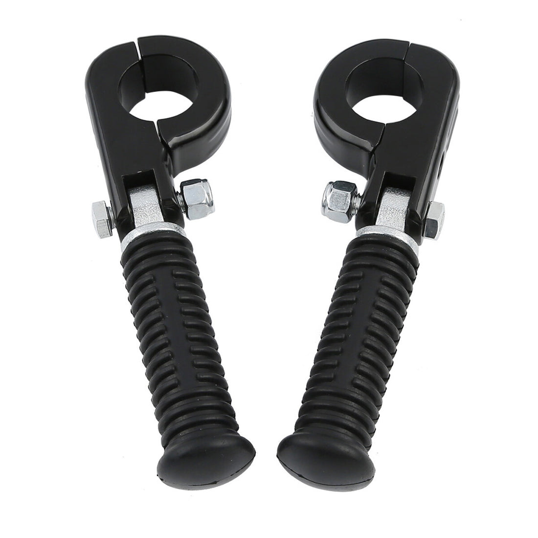 1 1/4" Highway Engine Guard Foot Peg Footpeg Mount Clamps Fit For Harley Touring
