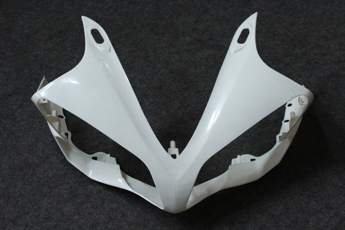 Front Headlight Fairings for Yamaha Yzf R1 2007-2008 Unpainted Upper Nose Cowl
