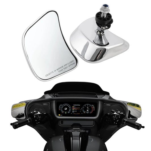 Fit For Harley-Davidson Cvo Touring Street Glide 23-26 Fairing Side/Rear Mirrors