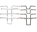 10"/12"/14"/16" 1.25" Ape Hanger Handlebar Bars For Harley Sportster XL883 1200