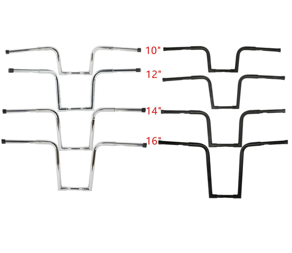 10"/12"/14"/16" 1.25" Ape Hanger Handlebar Bars For Harley Sportster XL883 1200