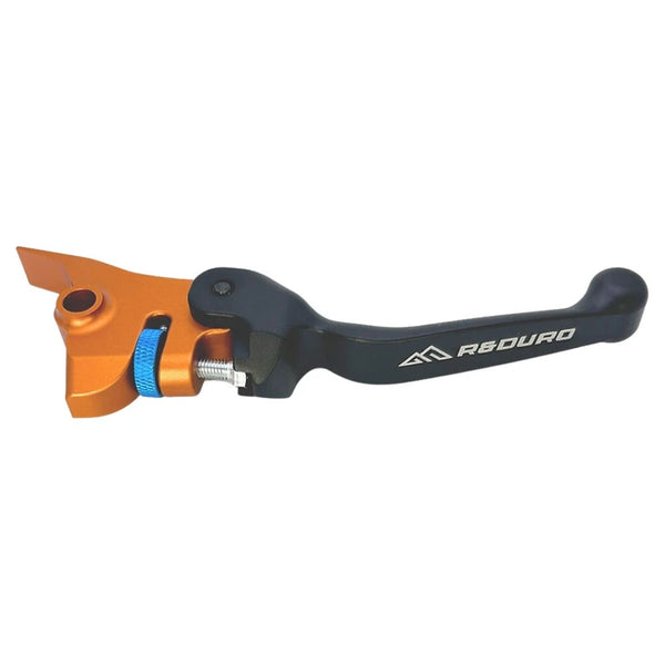 R&Duro RND-LVR-BRB-ORGb195-aad0f9 Folding Brake Lever Brembo Compatible Orange