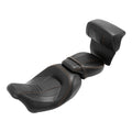 Rider Driver & Passenger Seats Backrest Pad Fit For Harley Street Glide 2014-23