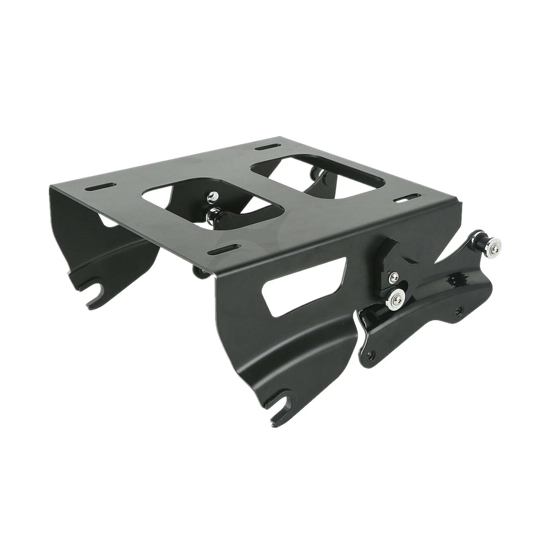 Black Solo Mounting Rack Docking Hardware Kit Fit For Harley Touring 2014-2026