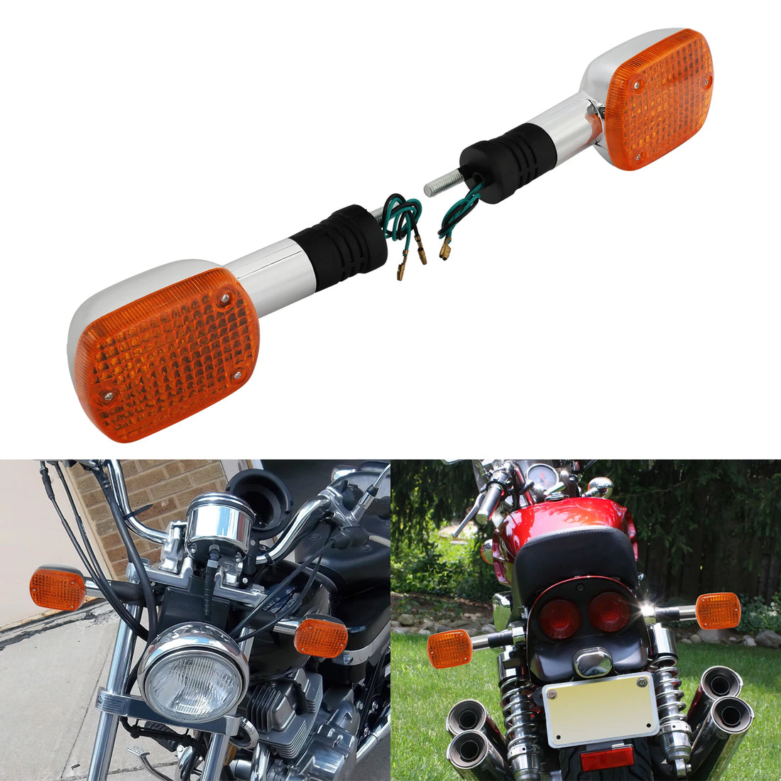 Turn Signal Blinker Light Fit For Honda Rebel CA250 CMX250 Magna VF250 VF750