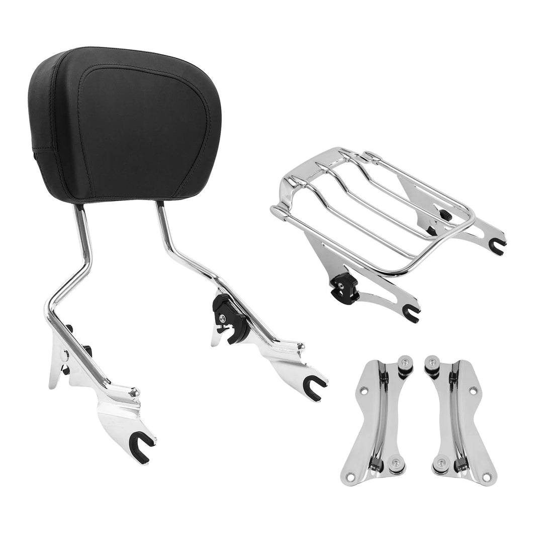 Backrest Sissy Bar Luggage Rack Docking Kit Fit For Harley Street Glide 14-2025