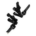 Front Rider Driver Footpegs Footrests Bracket Fit For Suzuki GSXR1000 2003 2004
