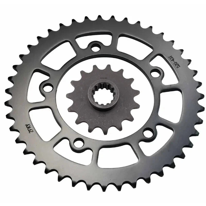 520 43T 15T Motorcycle Front Rear Sprocket For Kove 500X 500 X