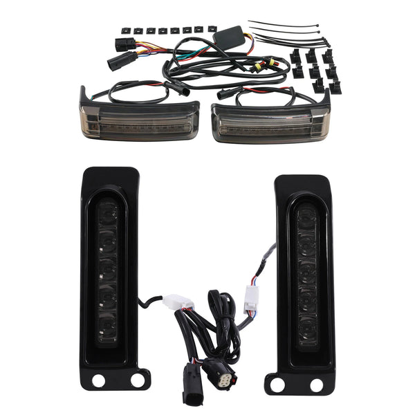 LED Inserts Support Brake Run Turn Signals Light Fit For Harley Road Glide 14-24