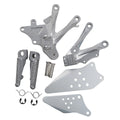 Front Rider Driver Footrest Footpegs Bracket Fit For Kawasaki ZX10R 2006-2010 09