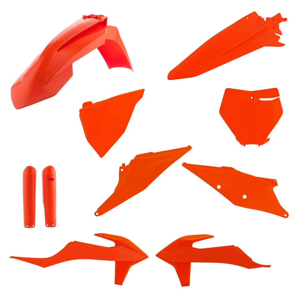 Acerbis Full Plastic Kit 16 KTM Orange For KTM 450 XC-F 2019-2022