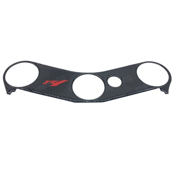 Carbon Triple Tree Top Clamp Upper 3D Decal Sticker Fit Yamaha YZF-R1 2007-2008