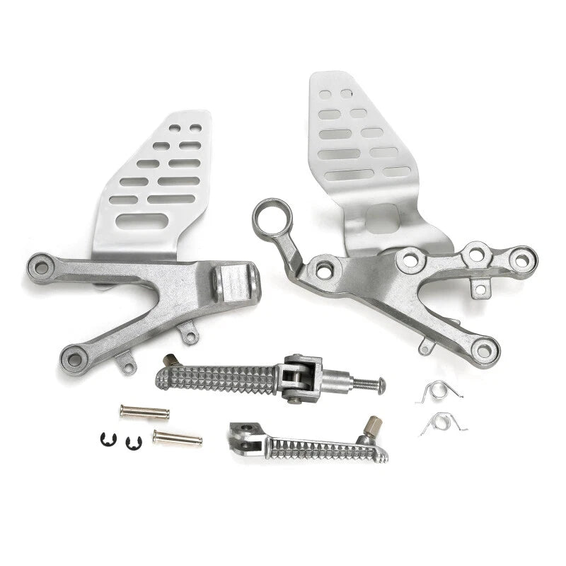 Rider Driver Footpegs Footrest Foot Pegs Bracket Fit For Yamaha Yzf R6 2006-2016
