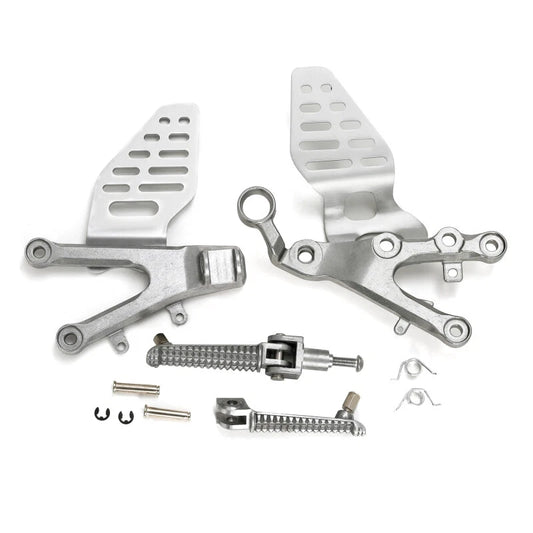 Rider Driver Footpegs Footrest Foot Pegs Bracket Fit For Yamaha Yzf R6 2006-2016