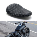 New Black Synthetic Leather Diamond SOLO Driver Seat For Harley Chopper Bobber