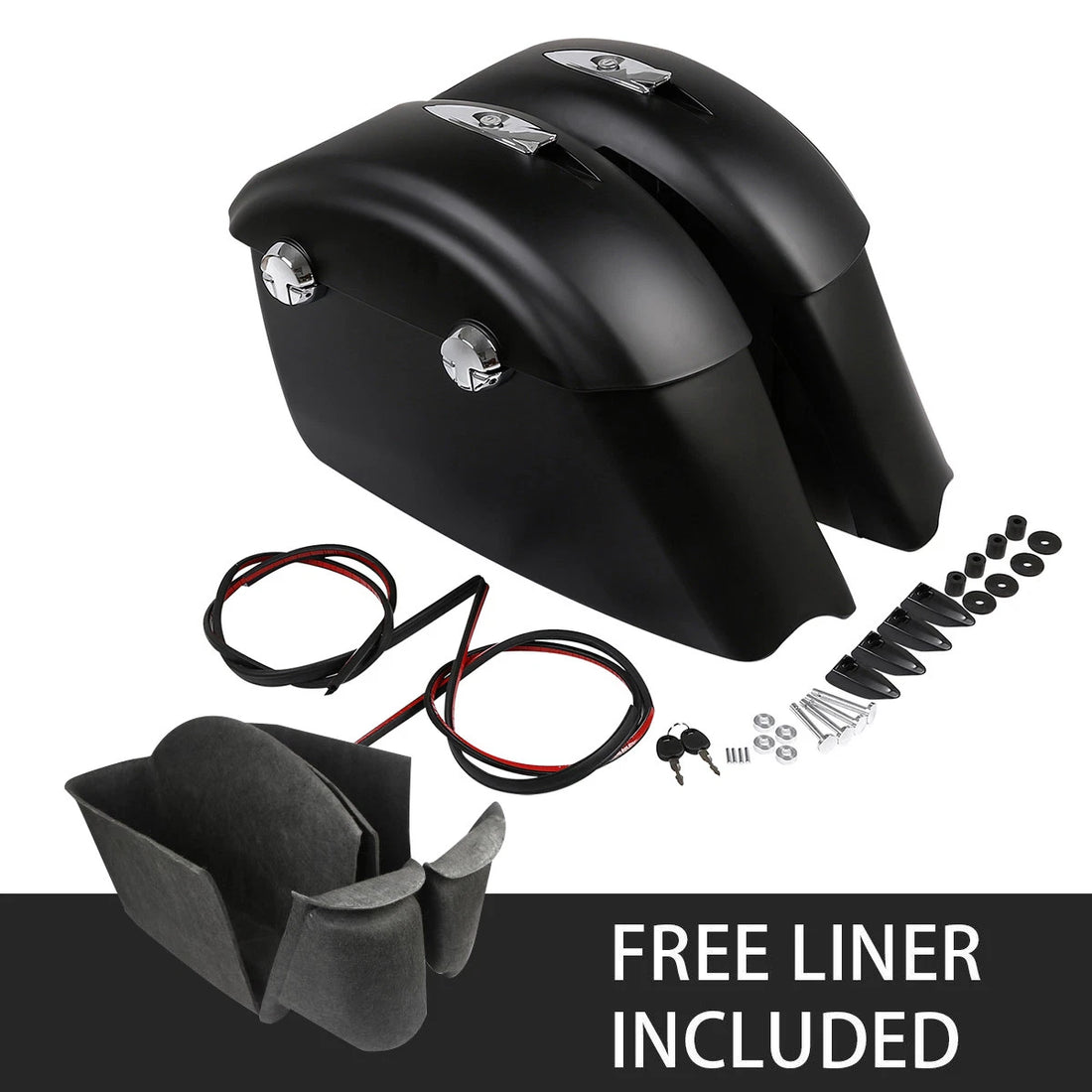 Saddlebag Electronic Latch Audio Lid Fit For Indian Chieftain Dark Horse 16-18