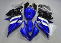 Glossy Blue Black Fairing Kit w/Bolts For Yamaha Yzf R125 2008-2013, 2014-2018
