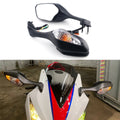 Rearview Mirrors With Turn Signals LED For Honda VFR1200 2010 2011 2012 Black