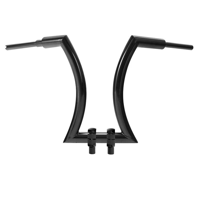 20" Rise 2" Hanger Bar Handlebar w/Riser Fit For Harley Softail Fatboy Deluxe