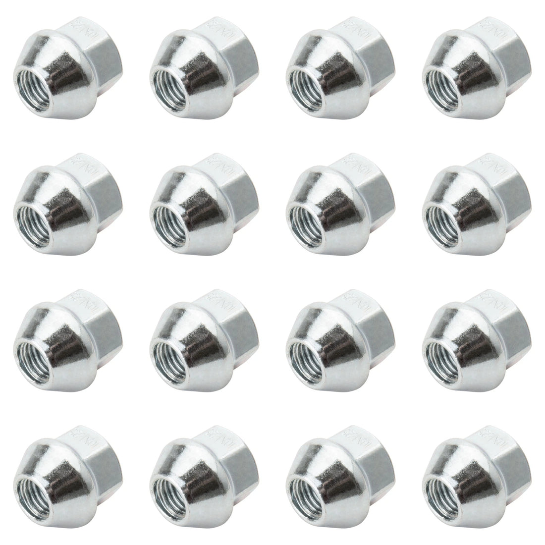 Itp Factory Style Tapered Lug Nut 10mm x 1.25mm Thread Pitch Silver