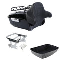 King Trunk Backrest Rack Mount Fit For Harley Touring Road King 1997-2008