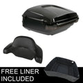 Black King Trunk Pad LED Tail Light Fit For Harley Touring Street Glide 14-26 25
