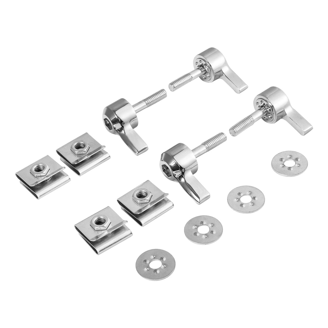 Chrome Hard Saddlebag Lock Mounting Screw Kit Fit For Harley Street Glide 93-24