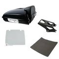 Black Razor Trunk Backrest Mount Top Rack Fit For Harley Touring Road King 14-26