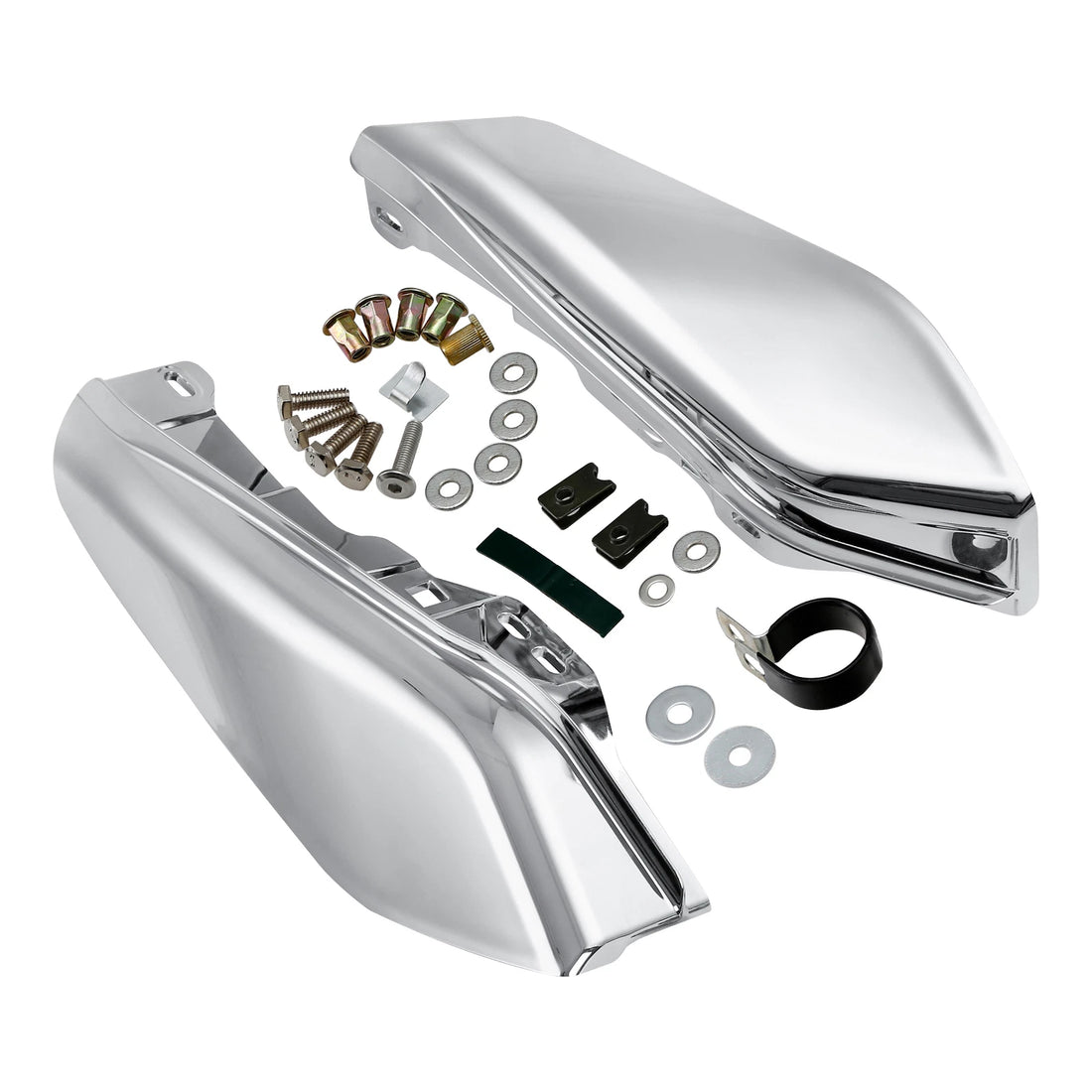 Chrome Mid-Frame Air Deflector Fit For Harley Touring Street Road Glide 09-23 US