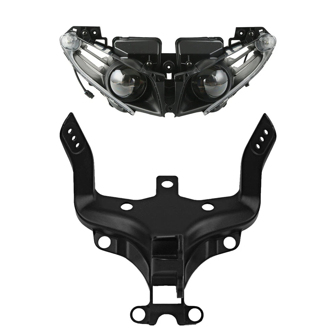 Headlight Assembly & Upper Fairing Stay Bracket Fit For Yamaha YZF R1 2012-2014