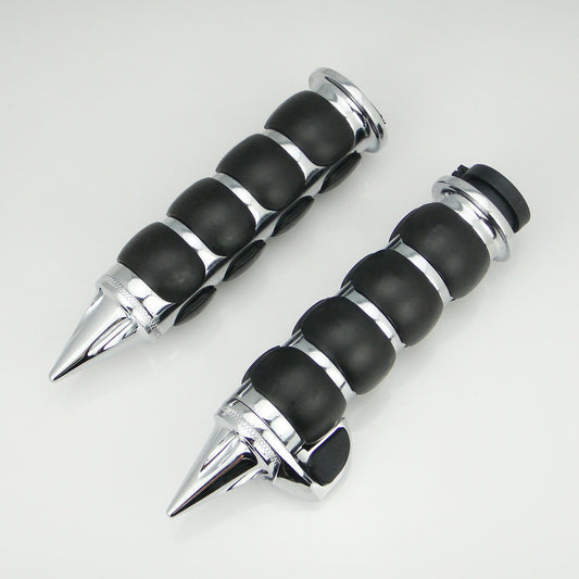 1" With Throttle Boss Handle Grips For Harley Softail Dyna Glide Fat Boy Bad Boy